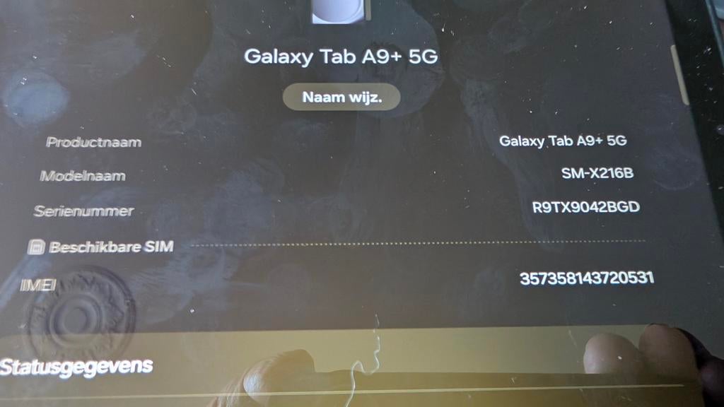 Samsung Galaxy Tab A9+ 5G - Zo goed als nieuw, Galaxy Tab A9+ 5G, 11 inch, Ophalen of Verzenden, Zo goed als nieuw