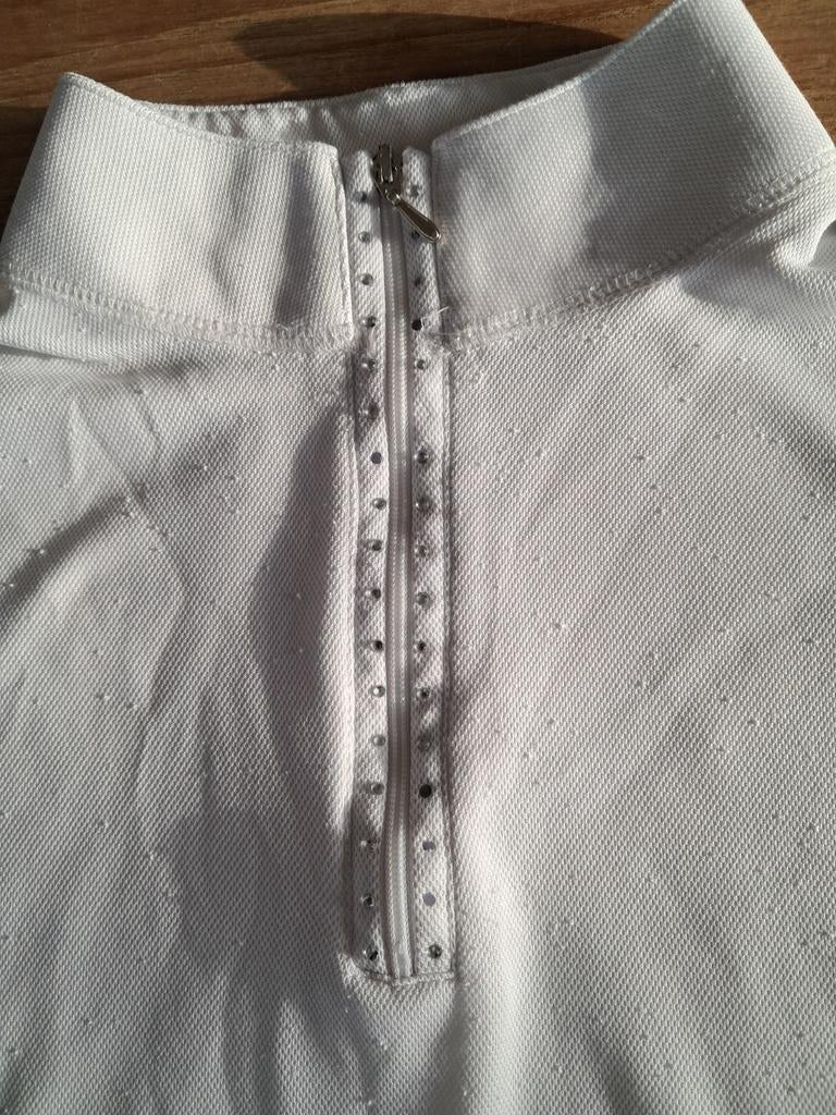 Wedstrijd paardrij shirt wrsch ong maat 146, Dieren en Toebehoren, Paardrijkleding, Ophalen of Verzenden, Dressuur, Bovenkleding