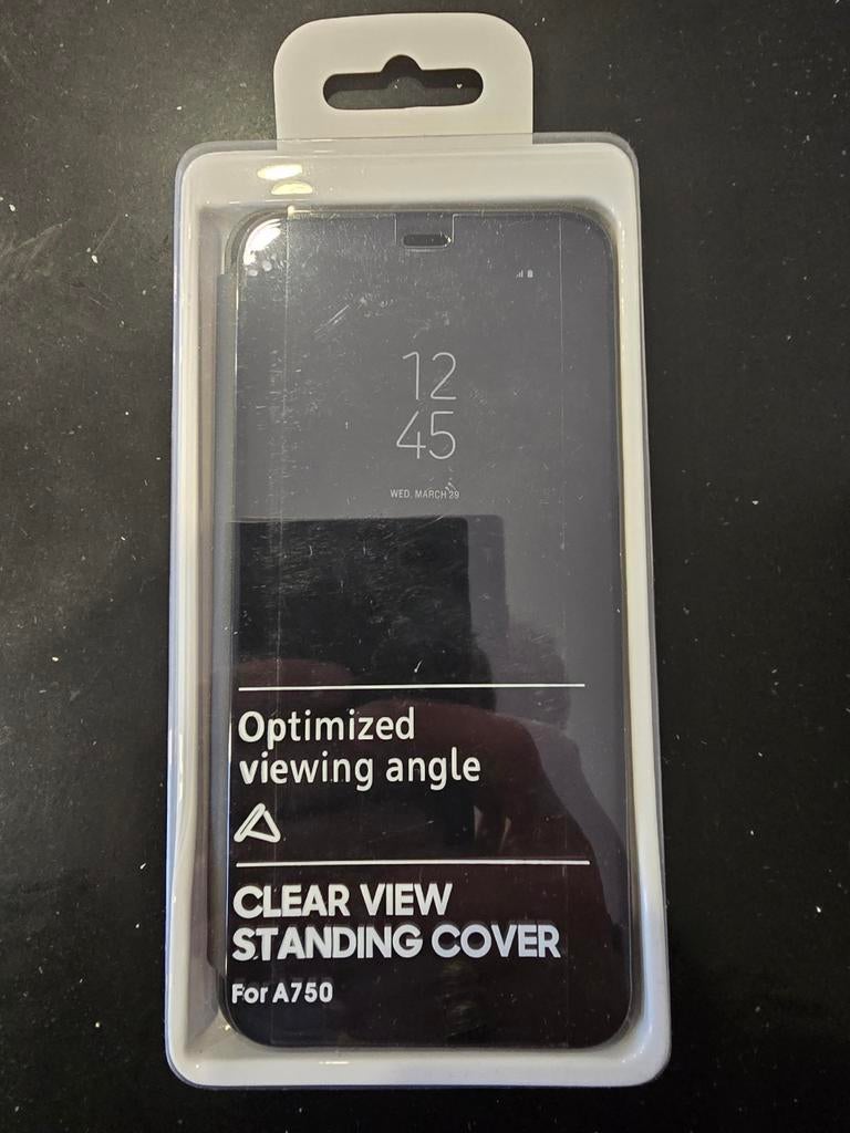 Clear View Standing Cover voor Samsung A750 (nieuw), Ophalen of Verzenden, Nieuw, Overige modellen, Frontje of Cover