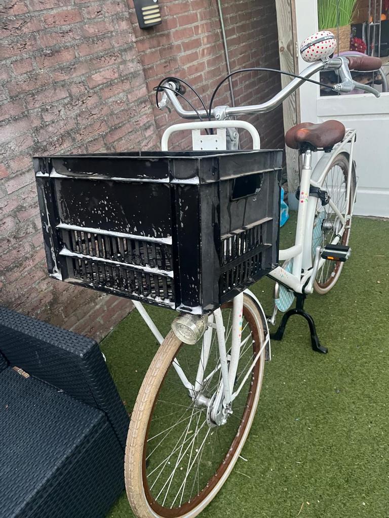 Gazelle fiets met krat - Ideaal voor boodschappen!, Versnellingen, Ophalen of Verzenden, Gazelle, 53 tot 56 cm