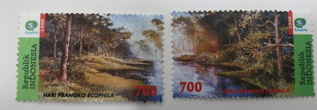 Indonesië 1998 Ecophlia stamp day (011), Ophalen of Verzenden, Postfris, Zuidoost-Azië