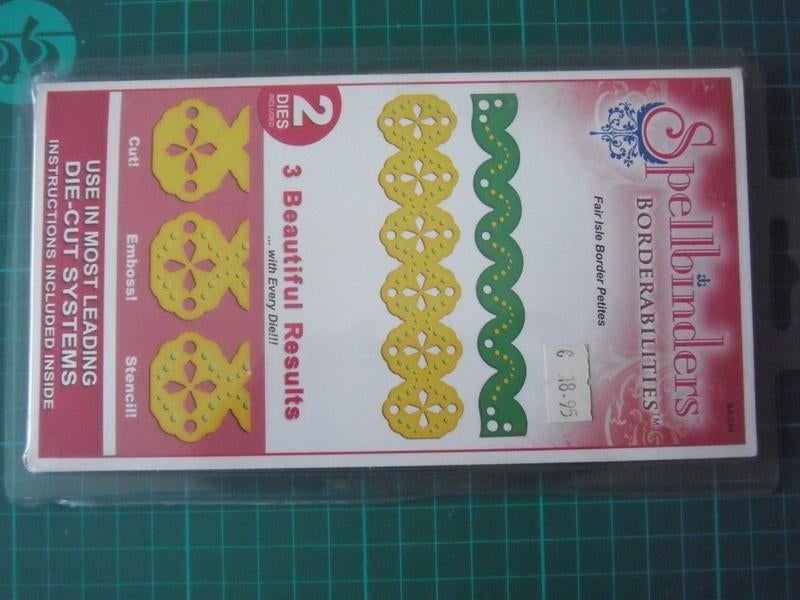 Nieuwe snijmallen set Spellbinders Borderabilities, Hobby en Vrije tijd, Ophalen of Verzenden, Nieuw, Overige thema's, Pons of Mal