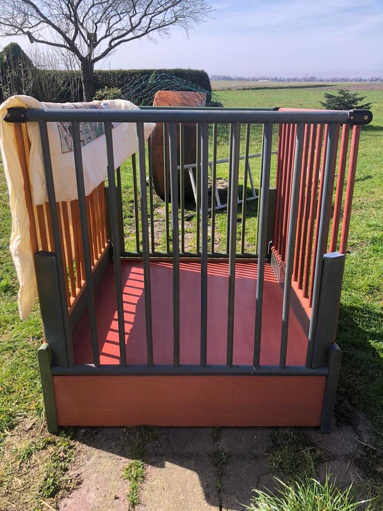 Baby box inklapbaar lengte 95cm breedte 82hoogte 87.5 cm, Kinderen en Baby's, Boxen, Ophalen, Gebruikt, Vierkant, Boxkleed