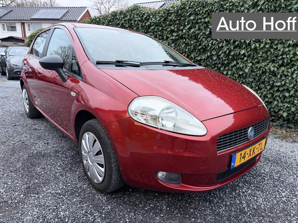 Fiat Grande Punto 1.4 Dynamic | Airco | Elekt. Ramen | Radio, Voorwielaandrijving, Stof, Zwart, 4 cilinders