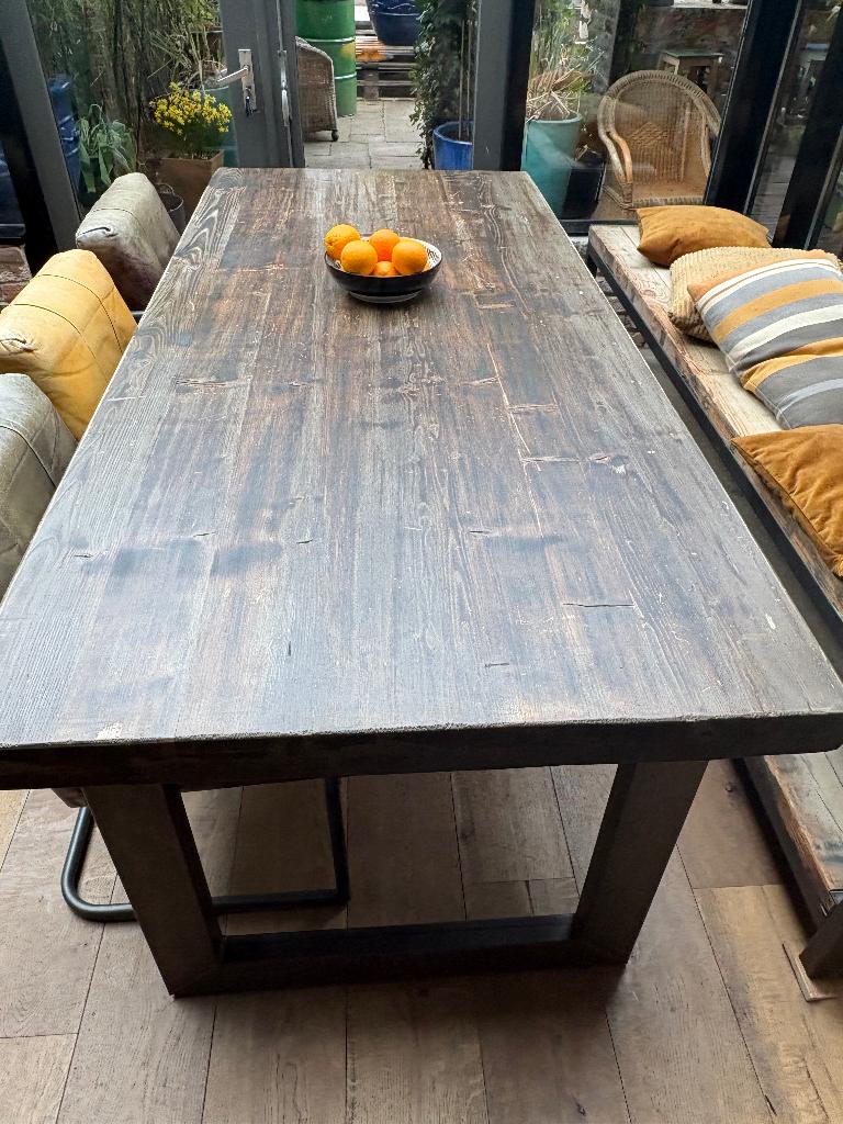 Tafel, Huis en Inrichting, Ophalen, Gebruikt, 200 cm of meer, 50 tot 100 cm