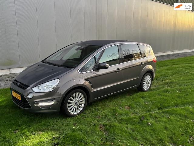 Ford S-Max 2.0 EcoBoost S Edition|Automaat|APK|Elek pakket|, Euro 5, Gebruikt, Bruin, 7 stoelen