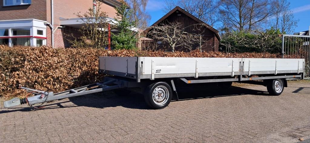 Hulco Rota schamelaanhanger 200x500cm 3000kg, Ophalen, Gebruikt