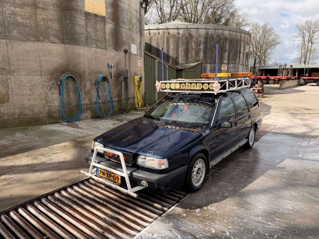 Volvo 850 2.0 I AUT 1996 Blauw, Auto's, 1984 cc, Blauw, Leder en Stof, Origineel Nederlands