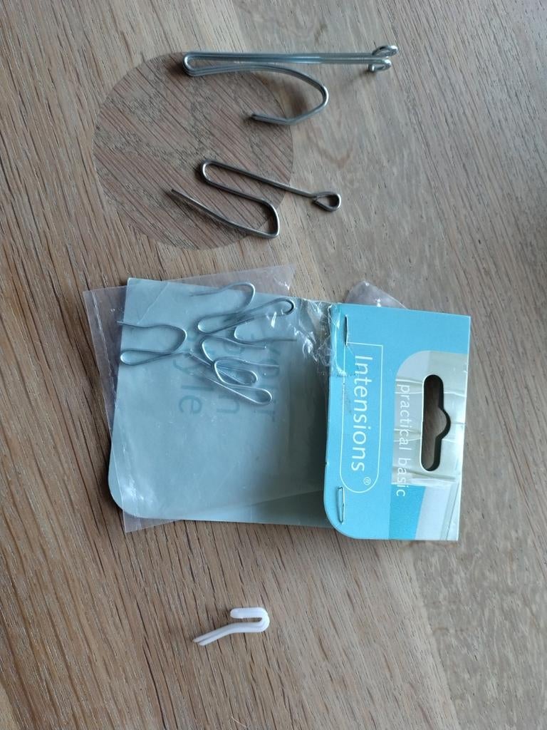 Gordijnhaken - Metaal en Kunststof, Minder dan 50 cm, Gebruikt, Ophalen of Verzenden, Modern, Praktisch