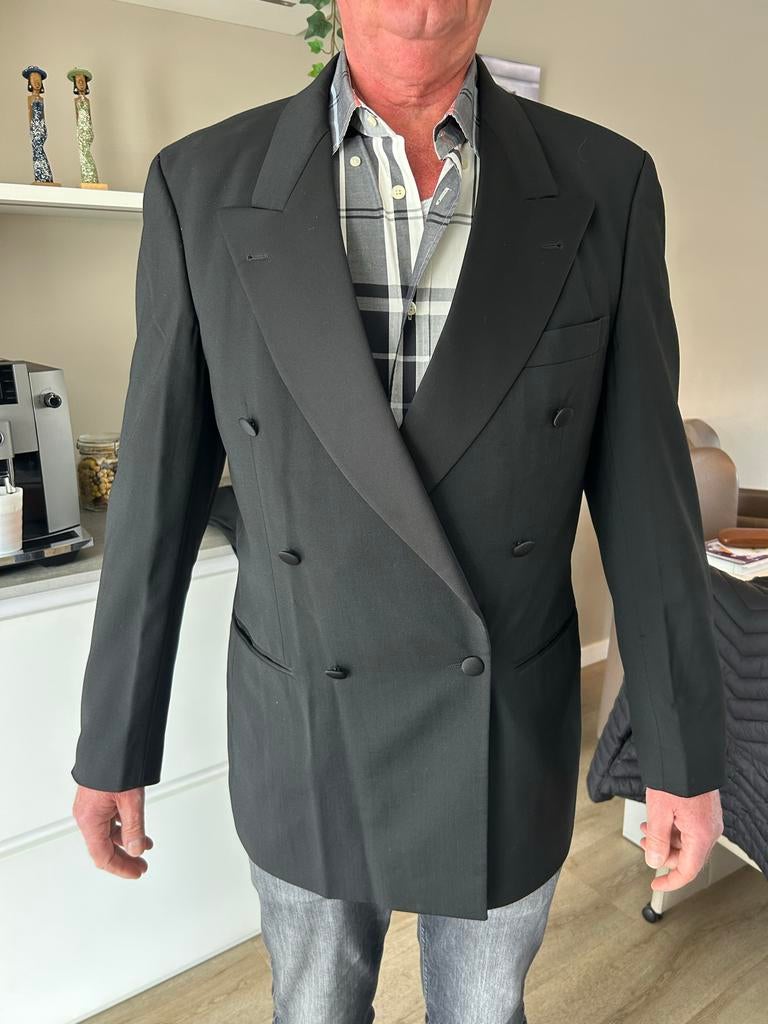 Smoking Hugo Boss, zwart, ongeveer maat 48, Ophalen, Zo goed als nieuw, Maat 48/50 (M), Zwart