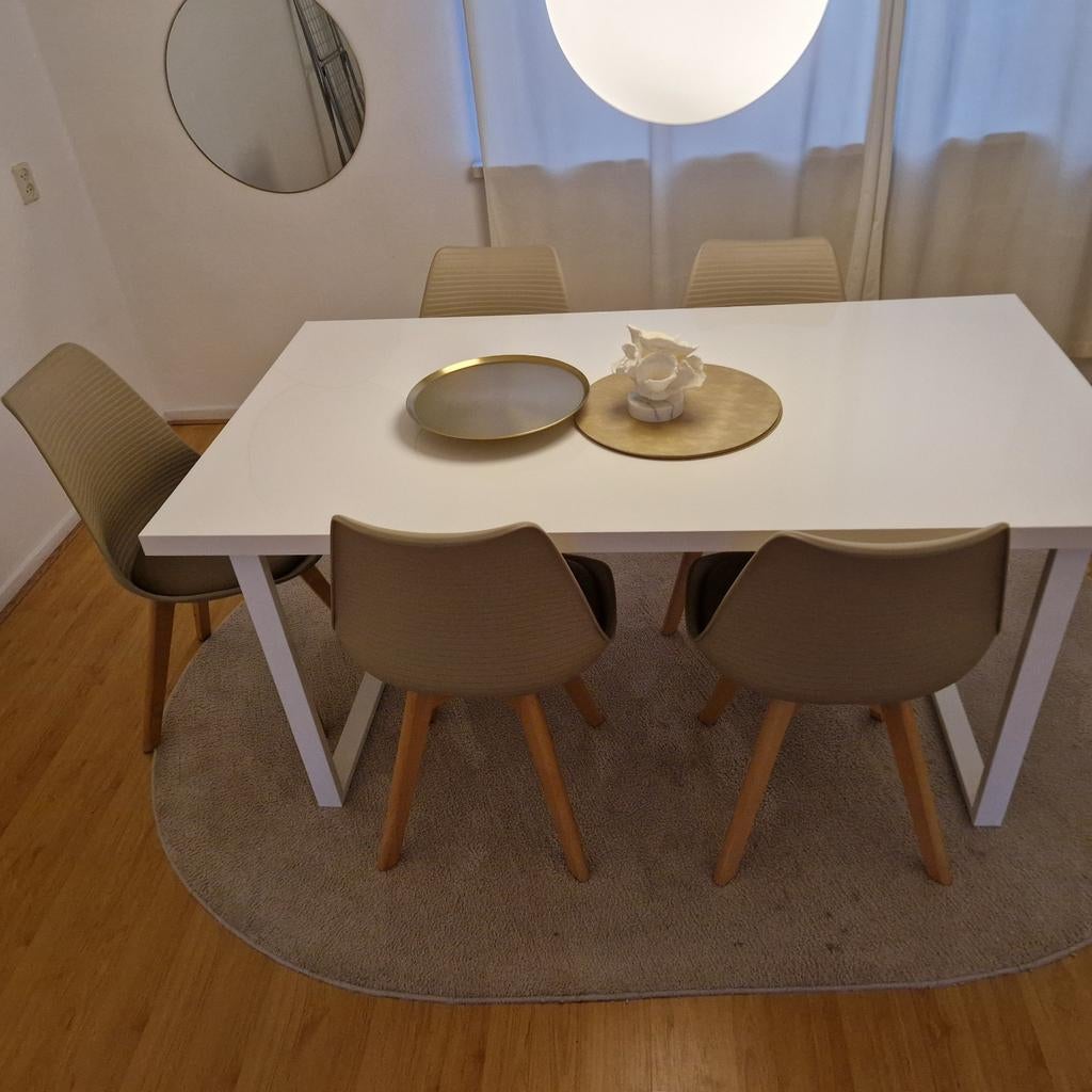 5x kuipstoel taupe (Wehkamp), Ophalen, 50 tot 100 cm, 50 tot 100 cm, Zo goed als nieuw