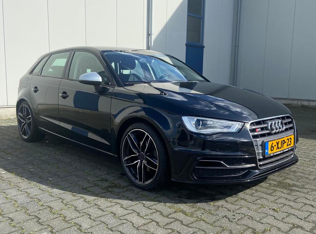 Audi A3 2.0 TDI Sportback 110KW 2013 Zwart, Auto's, Voorwielaandrijving, Euro 5, Stof, Zwart