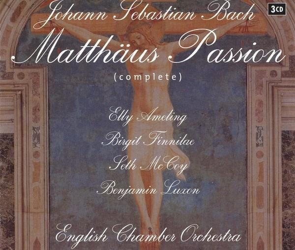 Bach Ameling Finnilae Mccoy e.a. Matthäus Passion 3 CD's, Ophalen of Verzenden, Barok, Gebruikt, Orkest of Ballet