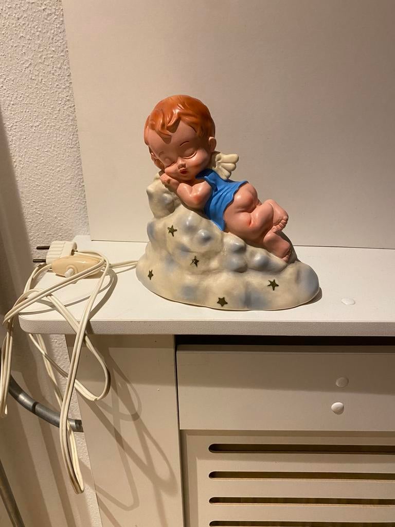 Vintage nachtlampje 'Lampada Engeltje' , jaren '60, Ophalen of Verzenden