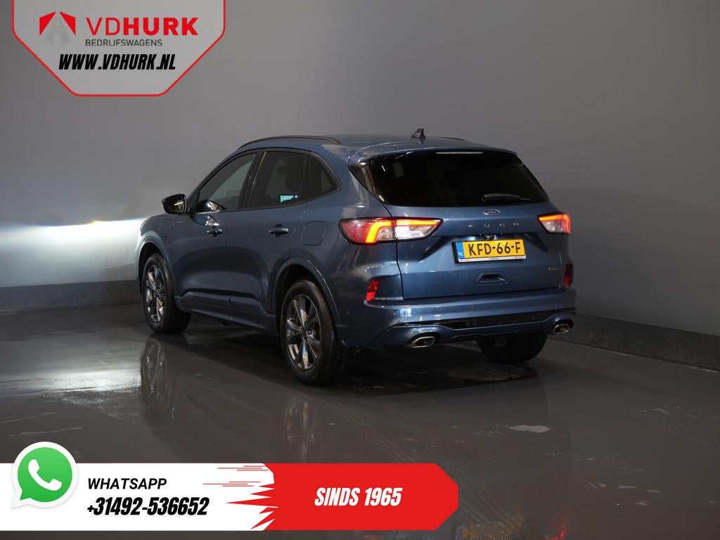 Ford Kuga 2.5 PHEV 225 pk ST-Line LED/ Head-Up/ Adapt.cruise, Gebruikt, 4 cilinders, Blauw, Bedrijf