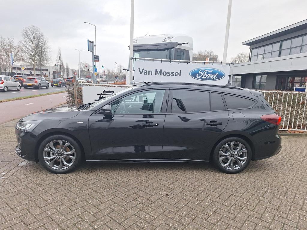 Ford Focus Wagon 1.0 EcoBoost Hybrid ST Line | Adaptieve Cru, 12 maanden, Gebruikt, Euro 6, Zwart