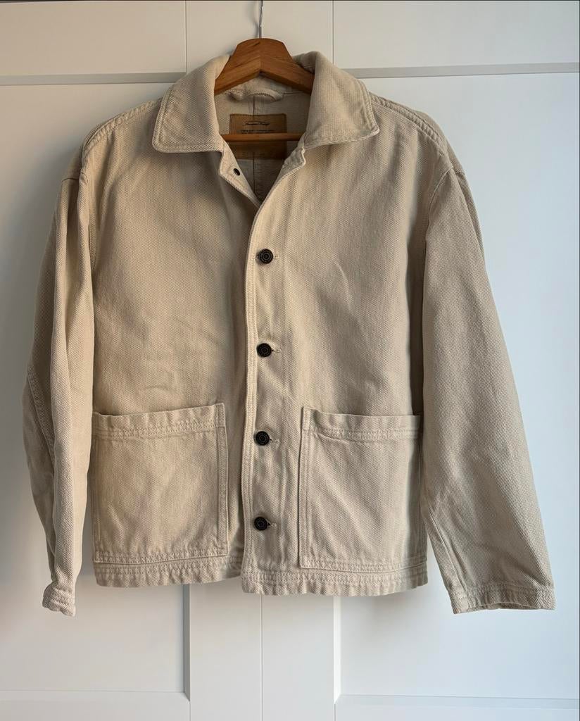 American Vintage Jasje, Ophalen of Verzenden, Zo goed als nieuw, Maat 34 (XS) of kleiner, Beige