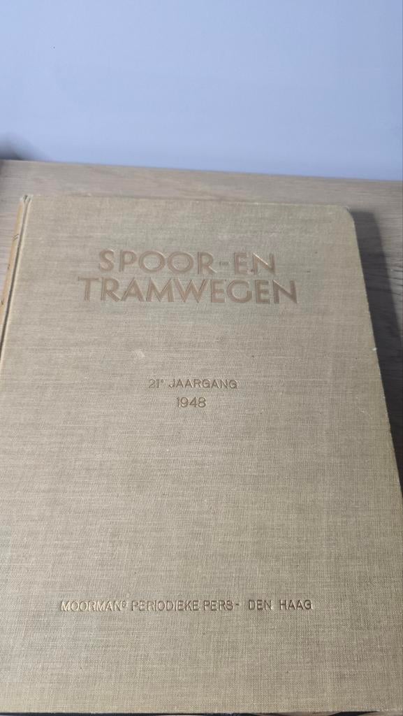 Spoor- en Tramwegen 21e Jaargang 1948, Verzamelen, Spoorwegen en Tramwegen, Ophalen of Verzenden, Gebruikt, Trein, Boek of Tijdschrift