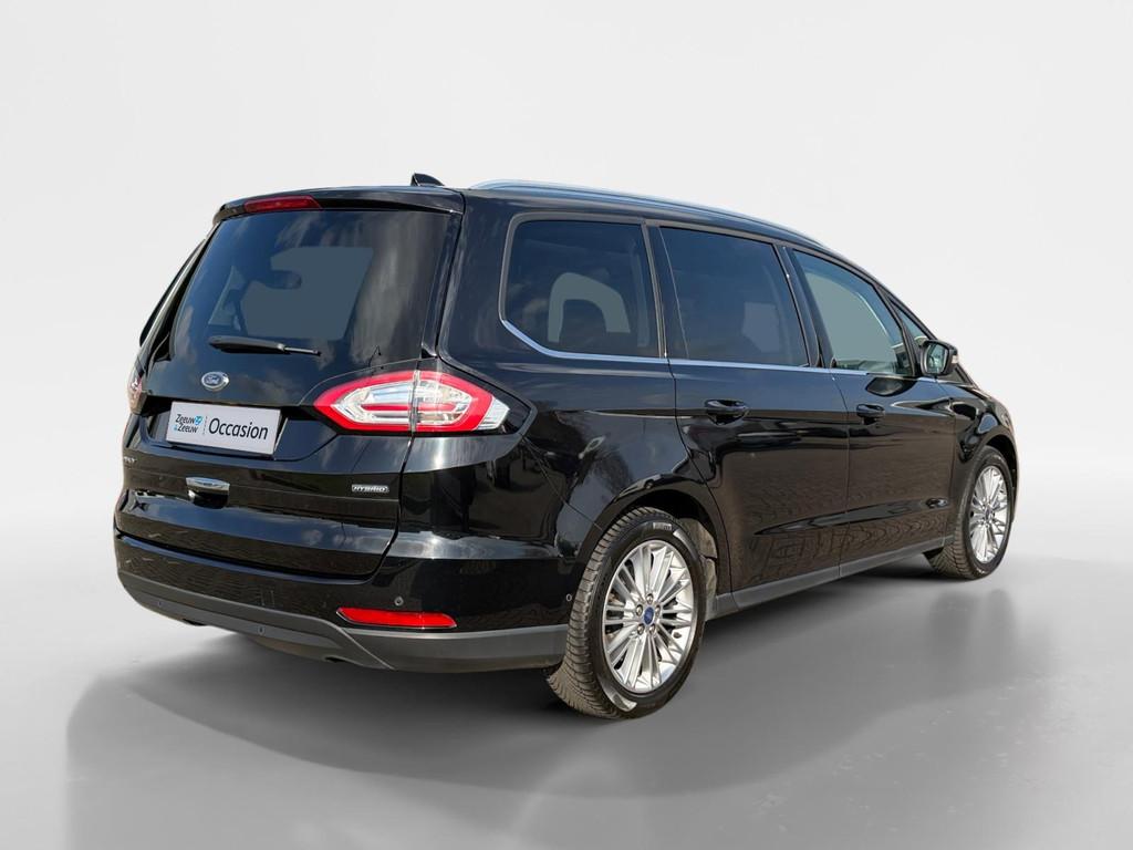Ford Galaxy 2.5i HEV | Dealer onderhouden | Automaat | Panor, Auto's, 12 maanden, Gebruikt, Zwart, Hybride Elektrisch/Benzine