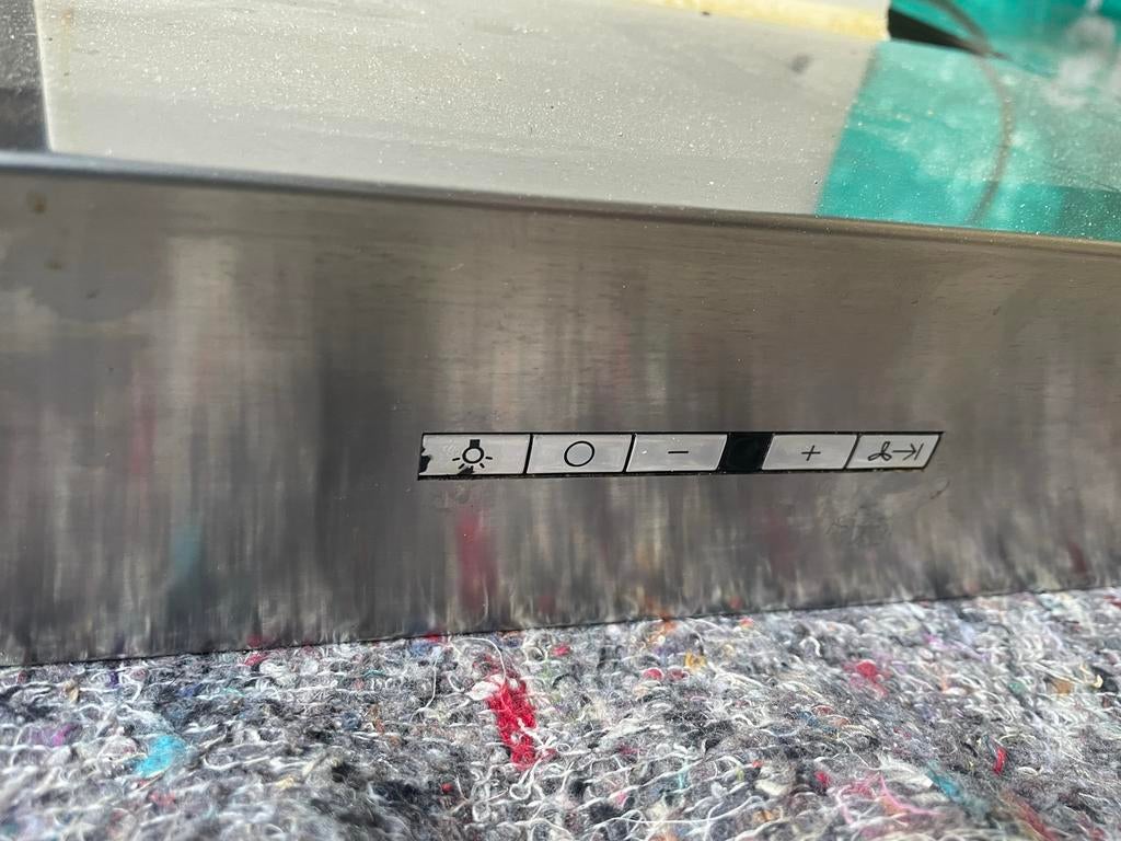 Siemens afzuigkap kookeiland 90x60cm RVS, Ophalen, Gebruikt, Eilandschouwkap, Vrijstaand