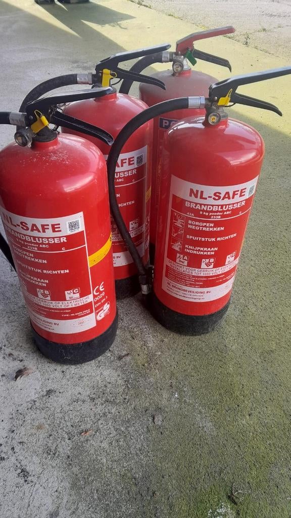 Brandblussers - Niet gekeurd, maar prima staat, Huis en Inrichting, Brandblussers en Brandkasten, Ophalen