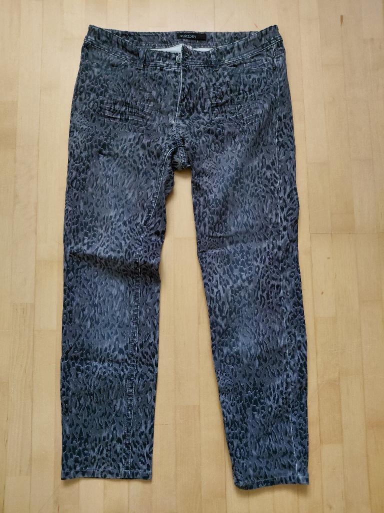 Marc cain jeans broek  maat 40/42, Verzenden, Zo goed als nieuw, Blauw, W30 - W32 (confectie 38/40)