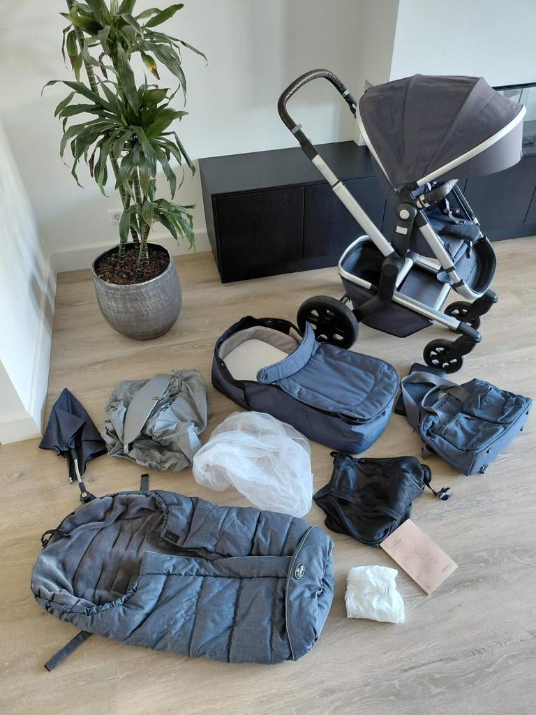 Joolz Day 3 kinderwagen met veel accessoires, Gebruikt, Combiwagen, Verstelbare duwstang, Ophalen