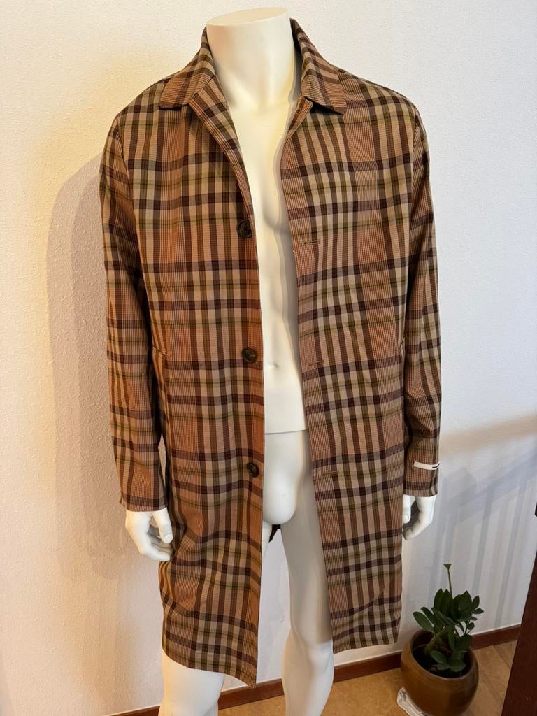 NIEUW Scotch&Soda ala Burberry Coat L/XL Bruin, Verzenden, Nieuw, Maat 52/54 (L), Bruin