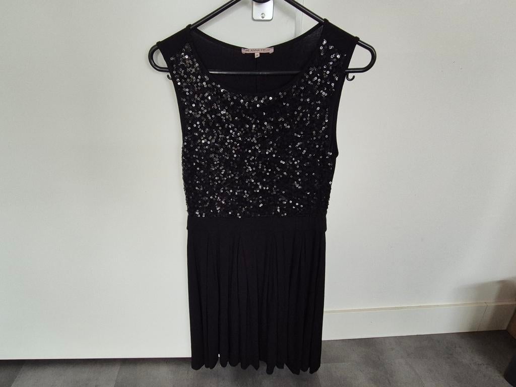 Zwarte Annafield jurk, Anna Field, Zwart, Nieuw, Ophalen