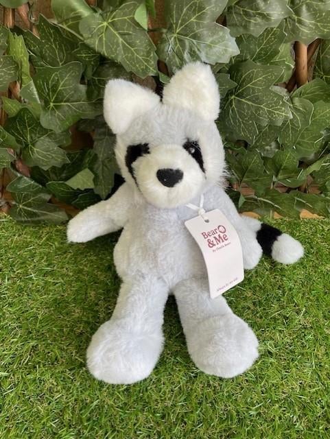 Charlie Bears Bear and Me Riley Raccoon / wasbeer 24cm., Overige merken, Headbear@charliebears.com, Overige karakters, Grijs