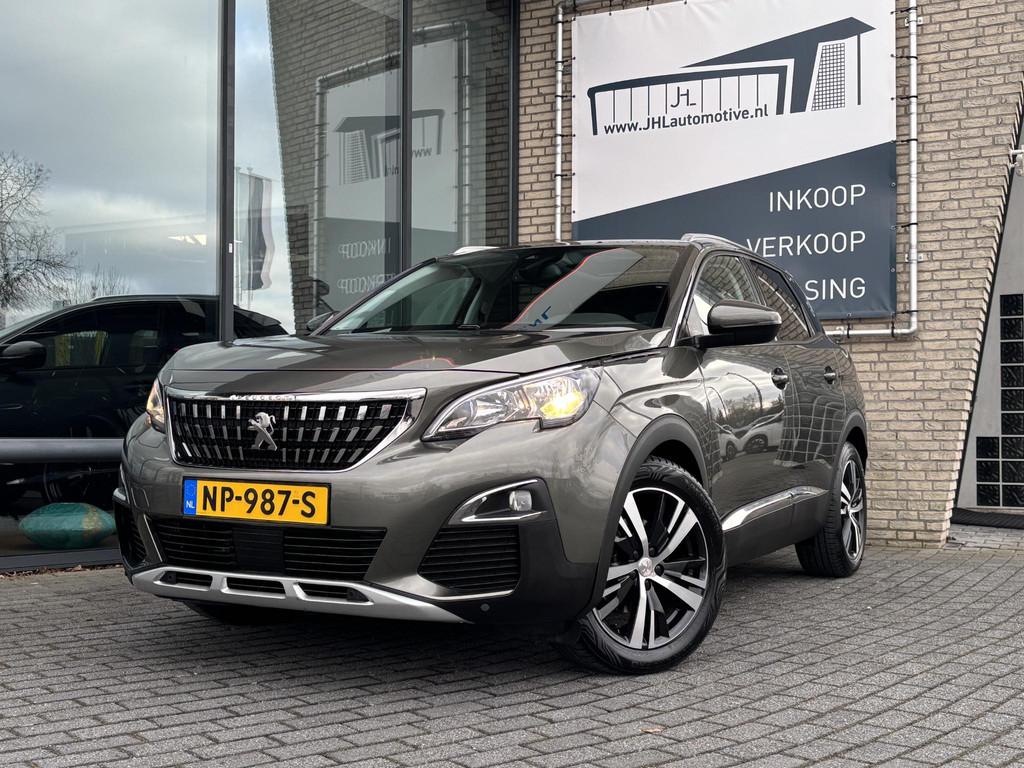 Peugeot 3008 1.2 *130PK*CARPLAY*PANO*ECC*CRUISE*NAVI*HAAK*CA, Gebruikt, Leder en Stof, 19 km/l, 3 cilinders