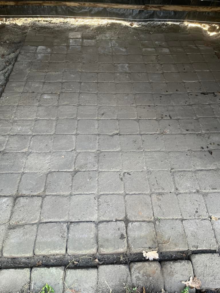 Kinderkoppen 16x16x7cm 5,8m2 gratis, Tuin en Terras, Tegels en Klinkers, Ophalen, Natuursteen, Minder dan 5 m², Overige typen