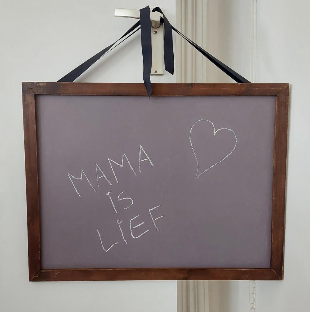 Krijtbord 65x50 Schoolbord Lijst Memobord Schilderij, Ophalen