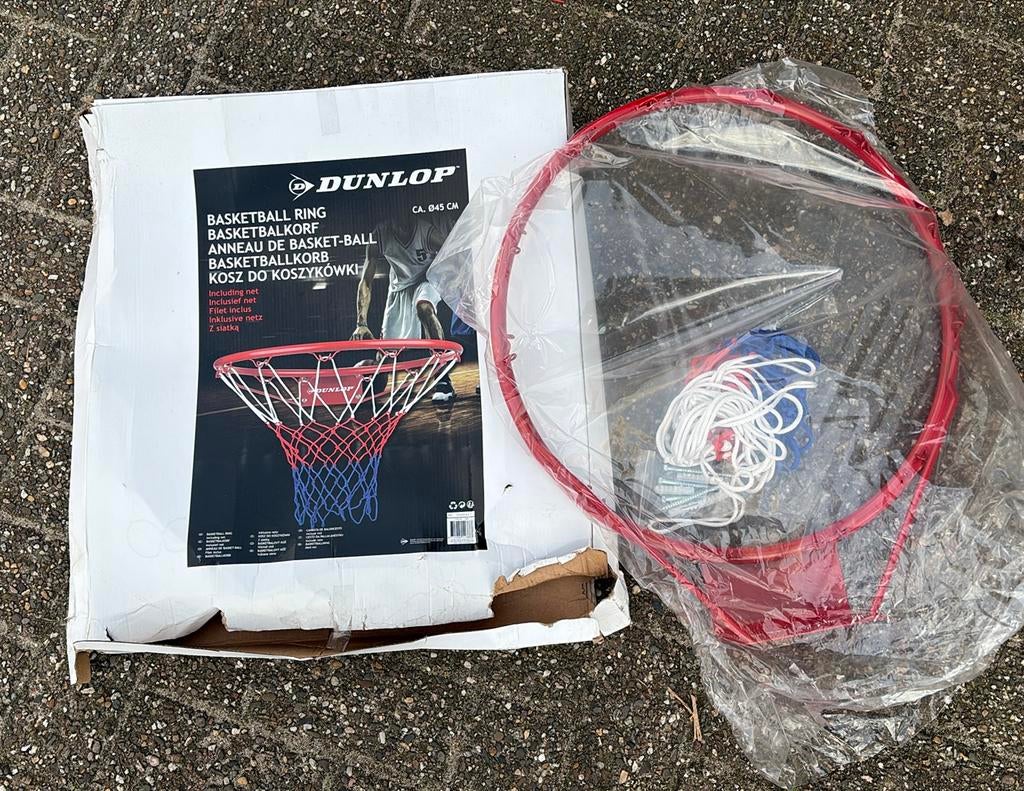Dunlop Basketball ring van staal, Sport en Fitness, Basketbal, Ophalen of Verzenden, Nieuw, Ring, Bord of Paal