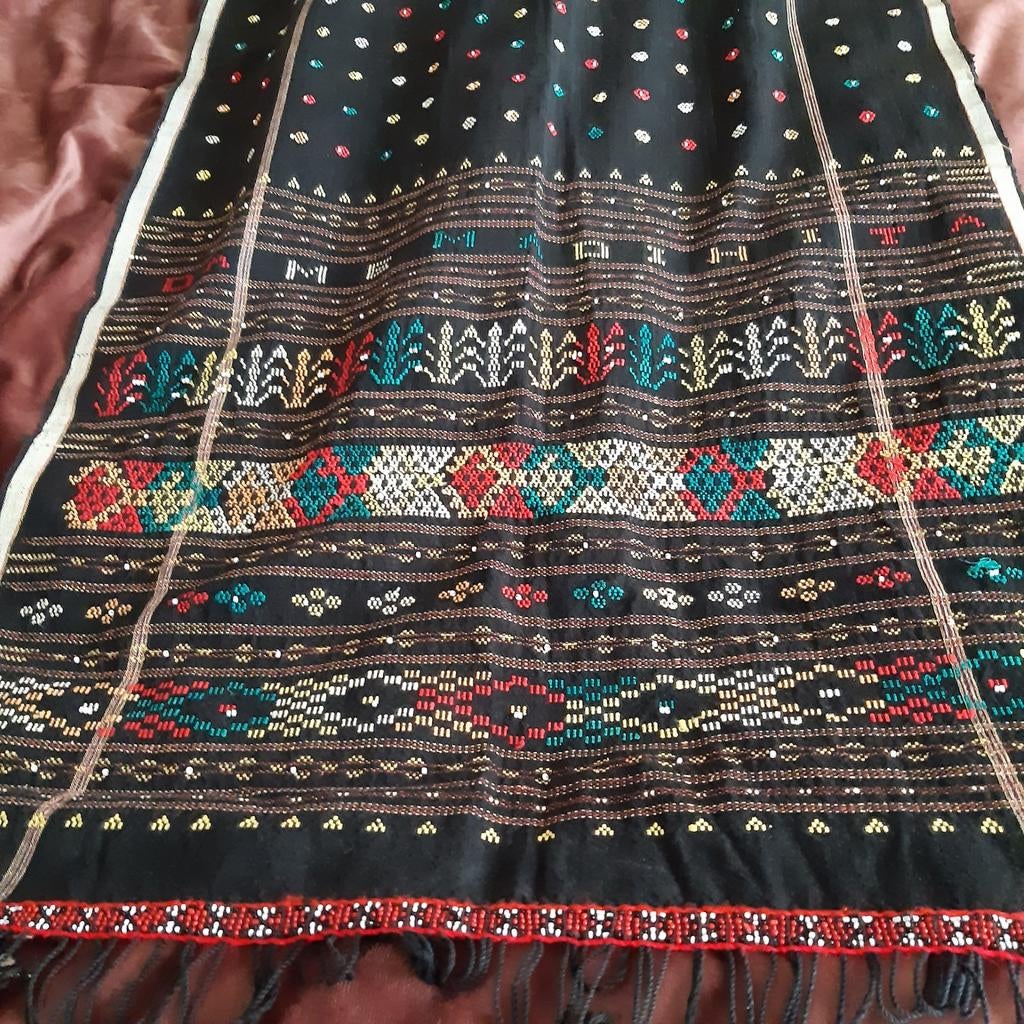 Ulos Sadum Sumatra ceremoniële schouderdoek Indonesie Batak, Verzenden