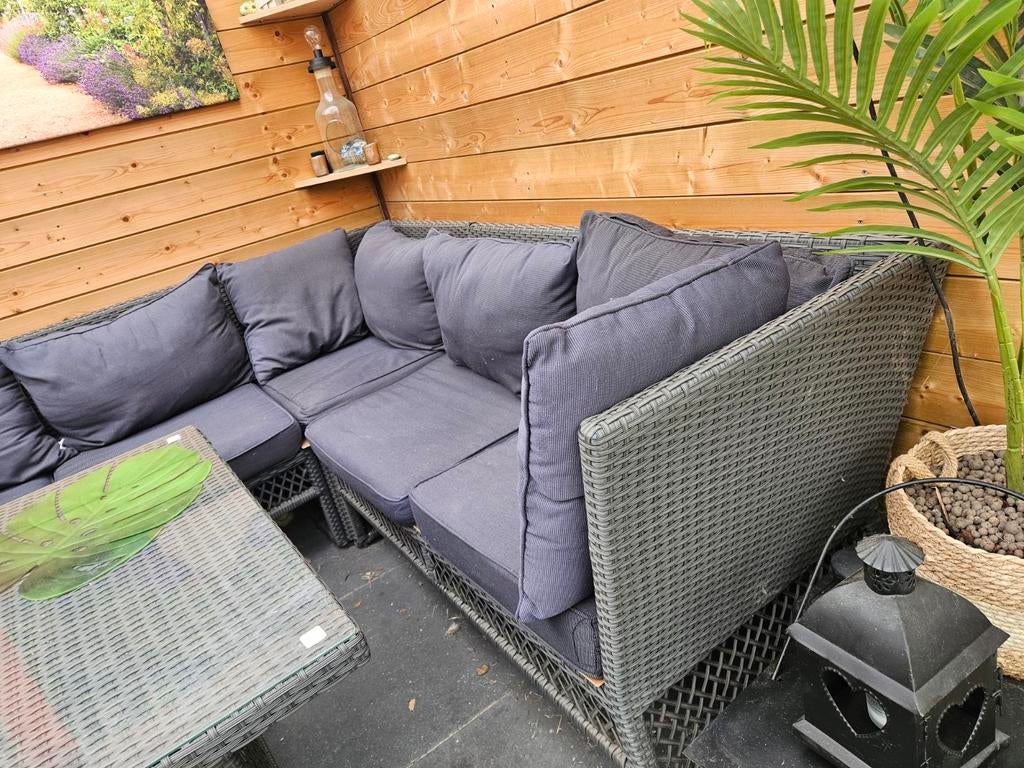 Loungeset, Tuin en Terras, Tuinsets en Loungesets, Ophalen of Verzenden, Gebruikt, Kunststof