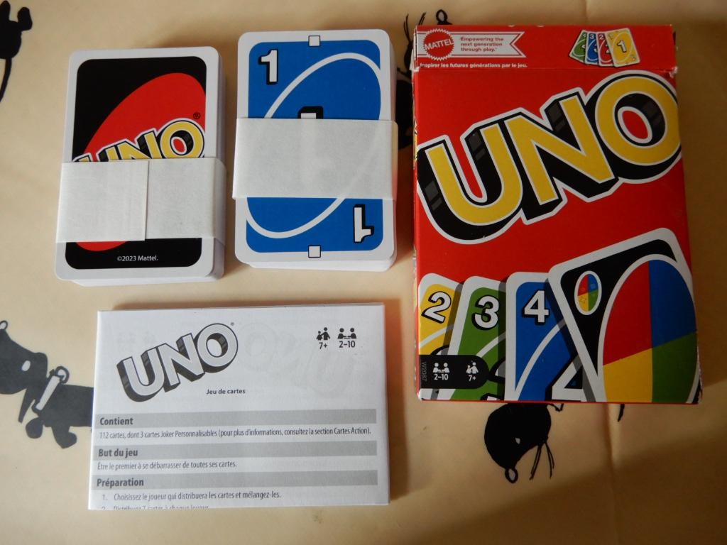 Nieuw UNO original kaartspel / spelletje van Mattel, Vijf spelers of meer, Verzenden, Nieuw, Mattel Games