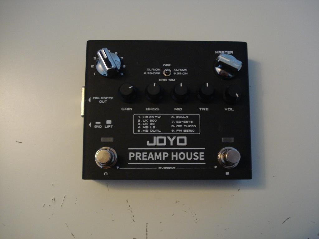 Joyo Preamp House gitaar voorversterker / DI, Ophalen of Verzenden, Zo goed als nieuw, Gitaar, Minder dan 50 watt