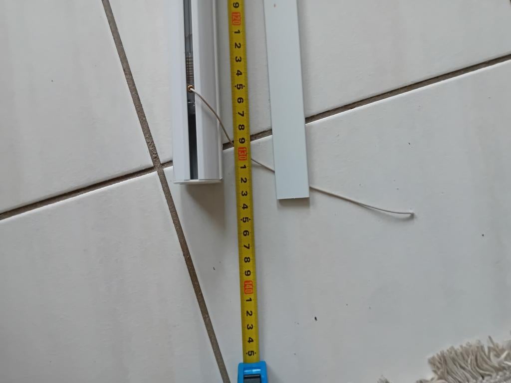 Vouwgordijn systemen., Huis en Inrichting, Ophalen, Gebruikt, 100 tot 150 cm, Wit