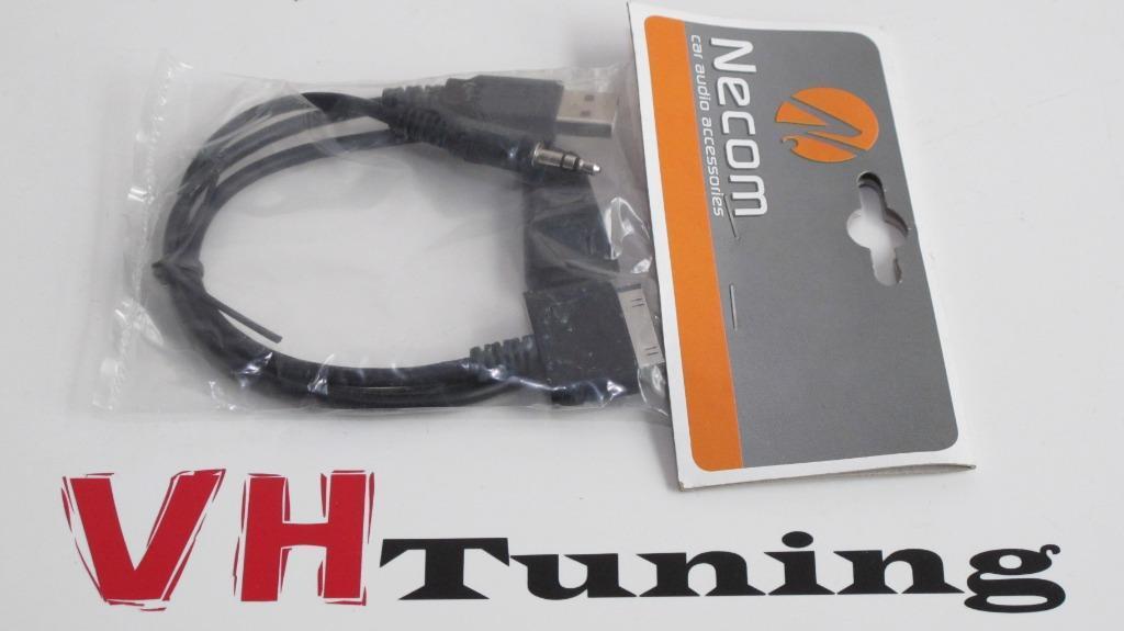 Necom 70623 Ipod (3G en 4G) aux-in adapter met 3,5mm klinke, Ophalen of Verzenden, Nieuw