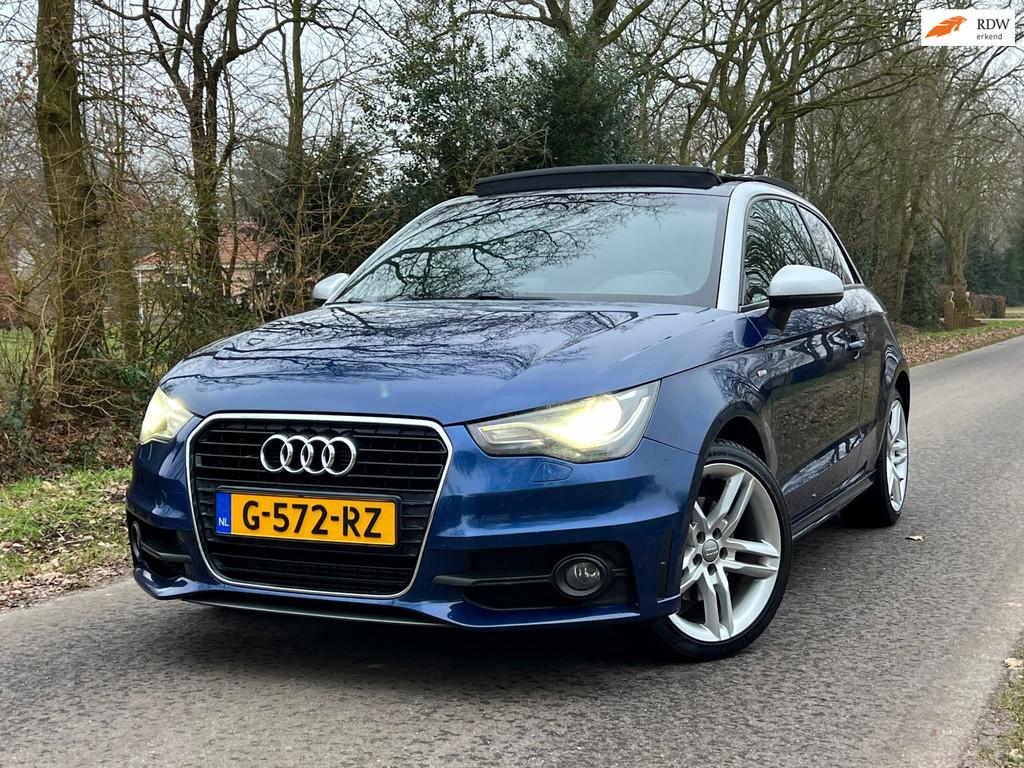 Audi A1 1.4 TFSI S-Line | Pano + Keyless + Automaat + Navi N, Euro 5, Zwart, 4 cilinders, 1165 kg