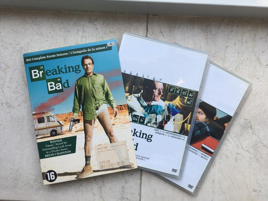 Breaking Bad Seizoen 1 ( 3 DVD Box ), Vanaf 16 jaar, Boxset, Ophalen of Verzenden, Zo goed als nieuw