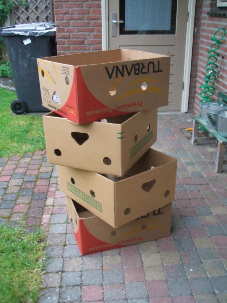 verhuisdozen, Doe-het-zelf en Verbouw, Kratten en Dozen, Gebruikt, Doos, 50 tot 75 cm, Minder dan 35 cm, 40 tot 60 cm, Ophalen