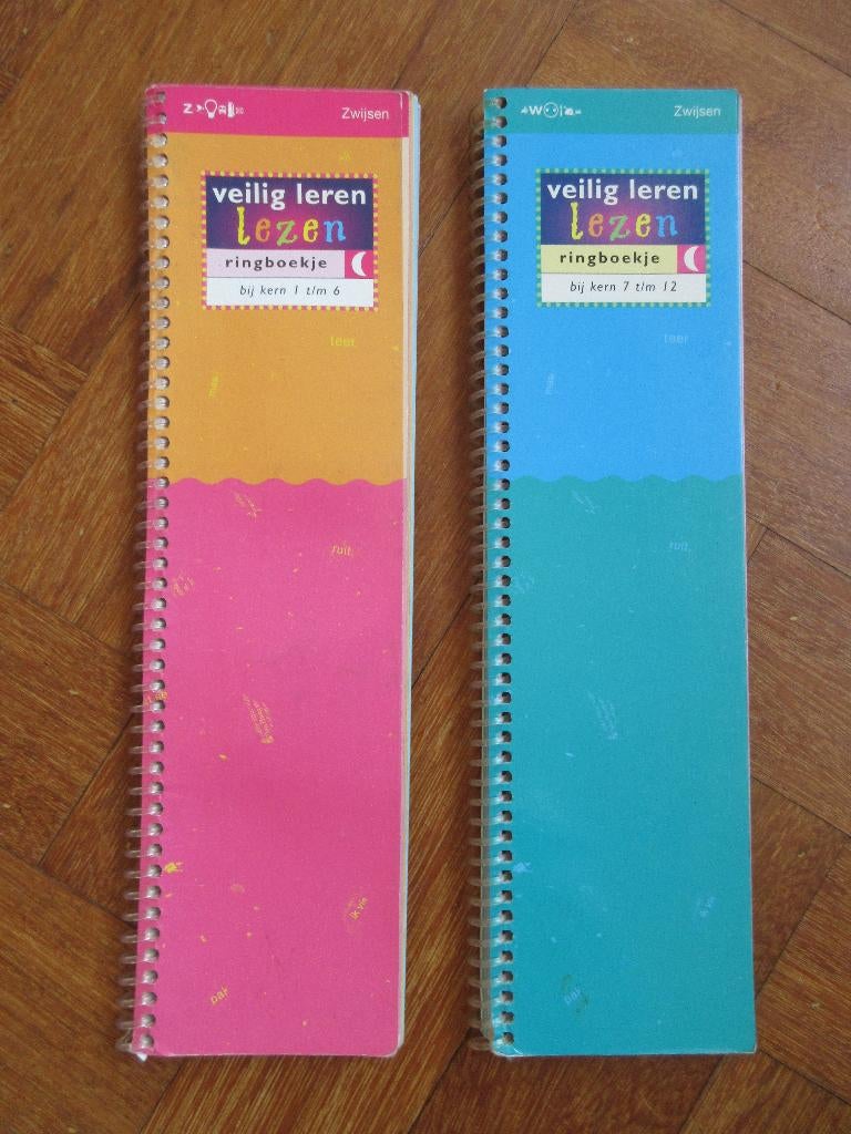 2 x Ringboekje Veilig Leren Lezen Maan ( kern 1 t/m 6 + 7/12, Ophalen of Verzenden, Gebruikt, Taal en Lezen