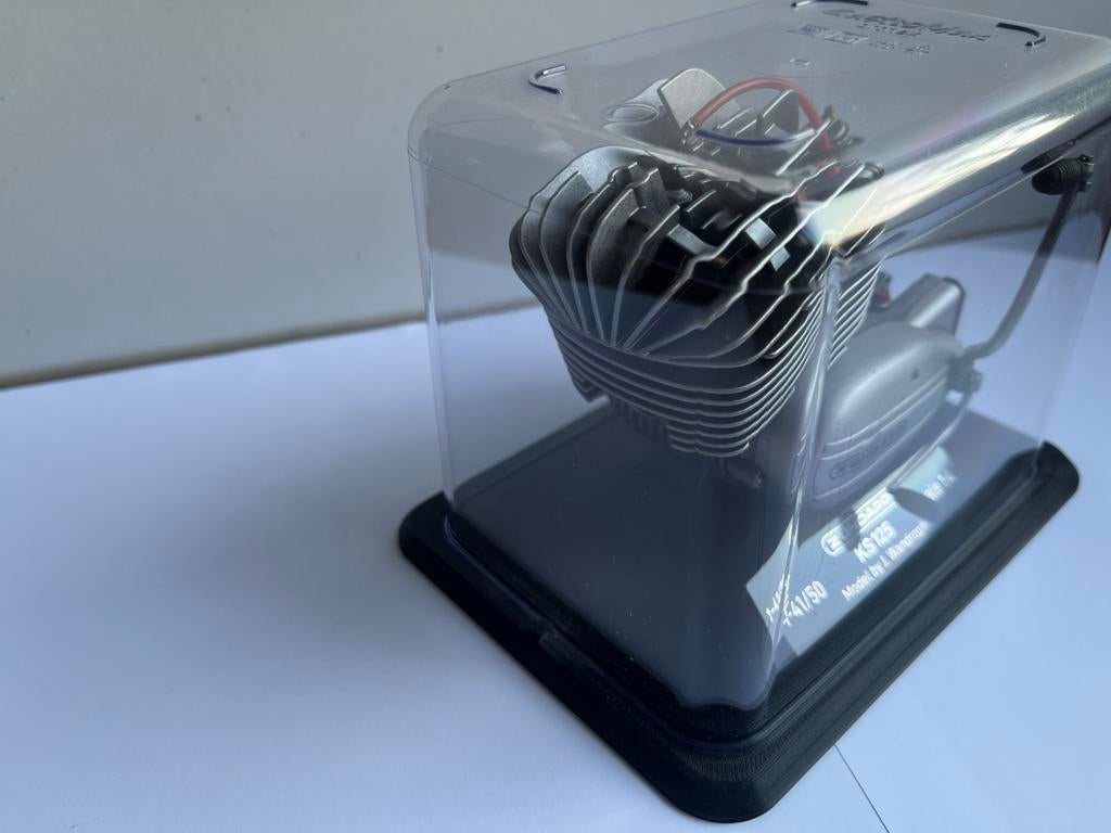 Zundapp KS 125 modelmotorblok schaal 1:4, Overige merken, Ophalen of Verzenden, Zo goed als nieuw, Groter dan 1:32