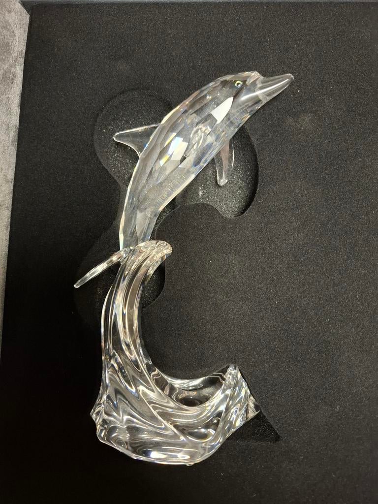 Swarovski Prestige Dolfijn - 210 mm hoog in luxe koffer, Verzamelen, Swarovski, Ophalen of Verzenden, Zo goed als nieuw, Figuurtje