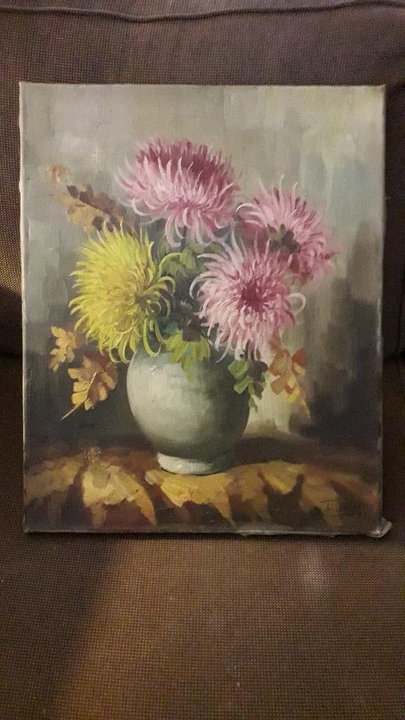 SCHILDERIJ TILLY MOES, Antiek en Kunst, Kunst | Schilderijen | Klassiek, Ophalen of Verzenden