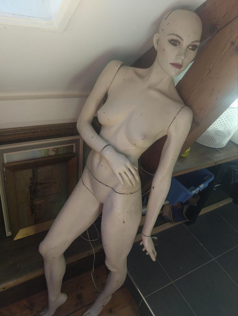 Etalage pop mannequin Wolf Vine Greneker vrouw model, Ophalen of Verzenden