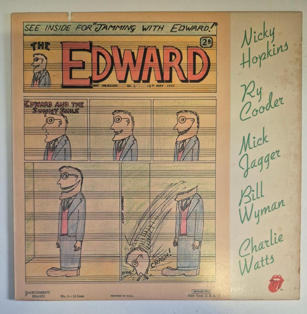 The Edward.Jamming with Edward! M.Jagger/B.Wyman/C.Watts., Ophalen of Verzenden, 1960 tot 1980, Gebruikt, 12 inch