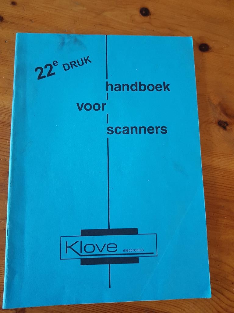 Scannerboek, Ophalen, Gelezen, Overige vervoermiddelen